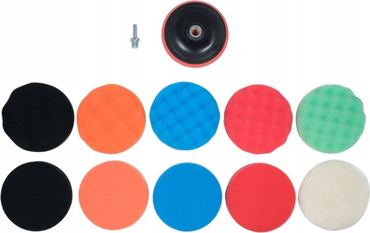 Yato YT-47931 Serie - Polijstset - 125mm - 12-delig - M14