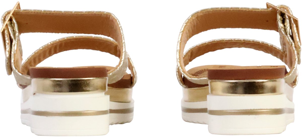 Sandalen met sleehak, om gewoon aan te trekken
