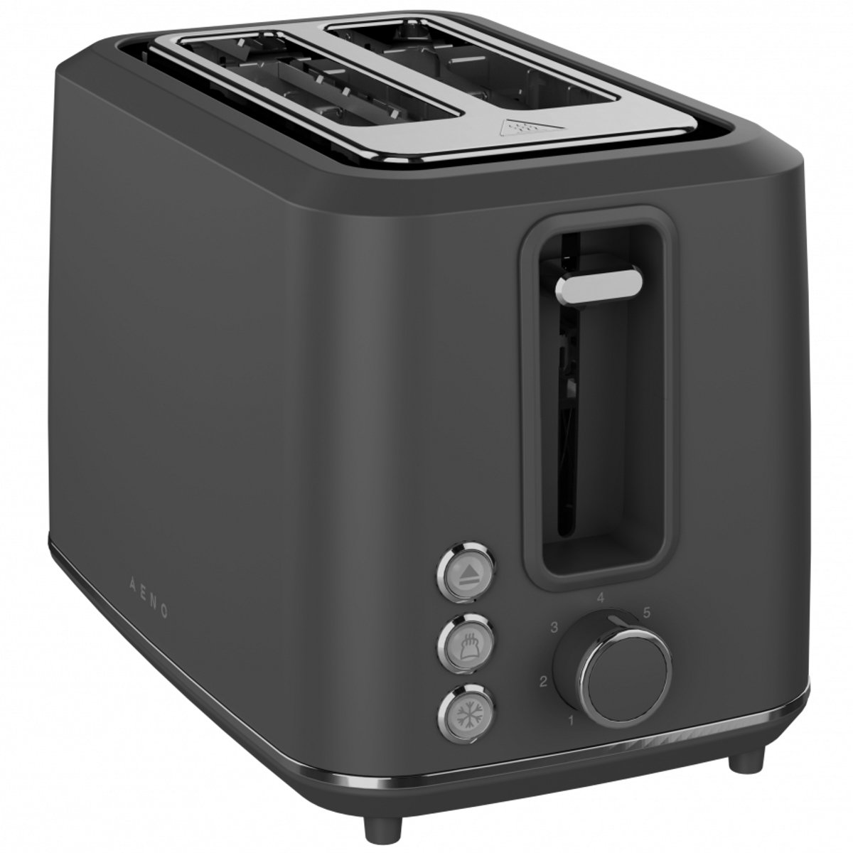 AENO TS1 Serie - Broodrooster - 7 Instelbare Bruiningsniveaus - Grijs - Mechanische Bediening