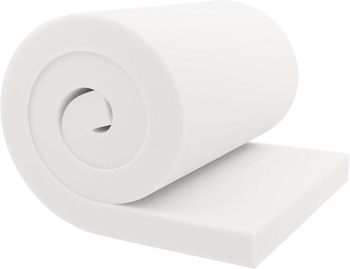 Stoffering Schuim - Kussen Vulling - Meubel Reparatie - 44 ILD Stevigheid - 5x46x213 cm - Wit