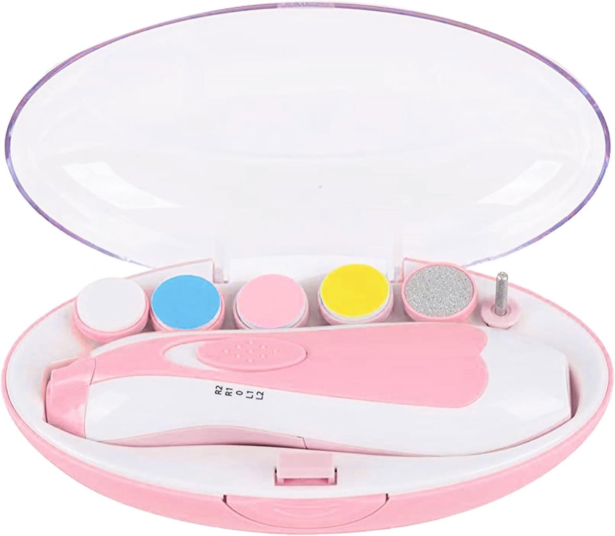 Baby Nageltrimmer Elektrisch - Nagelknipper Bestand - Baby Nagelverzorging - Veiligheid Cutter - 6 in 1