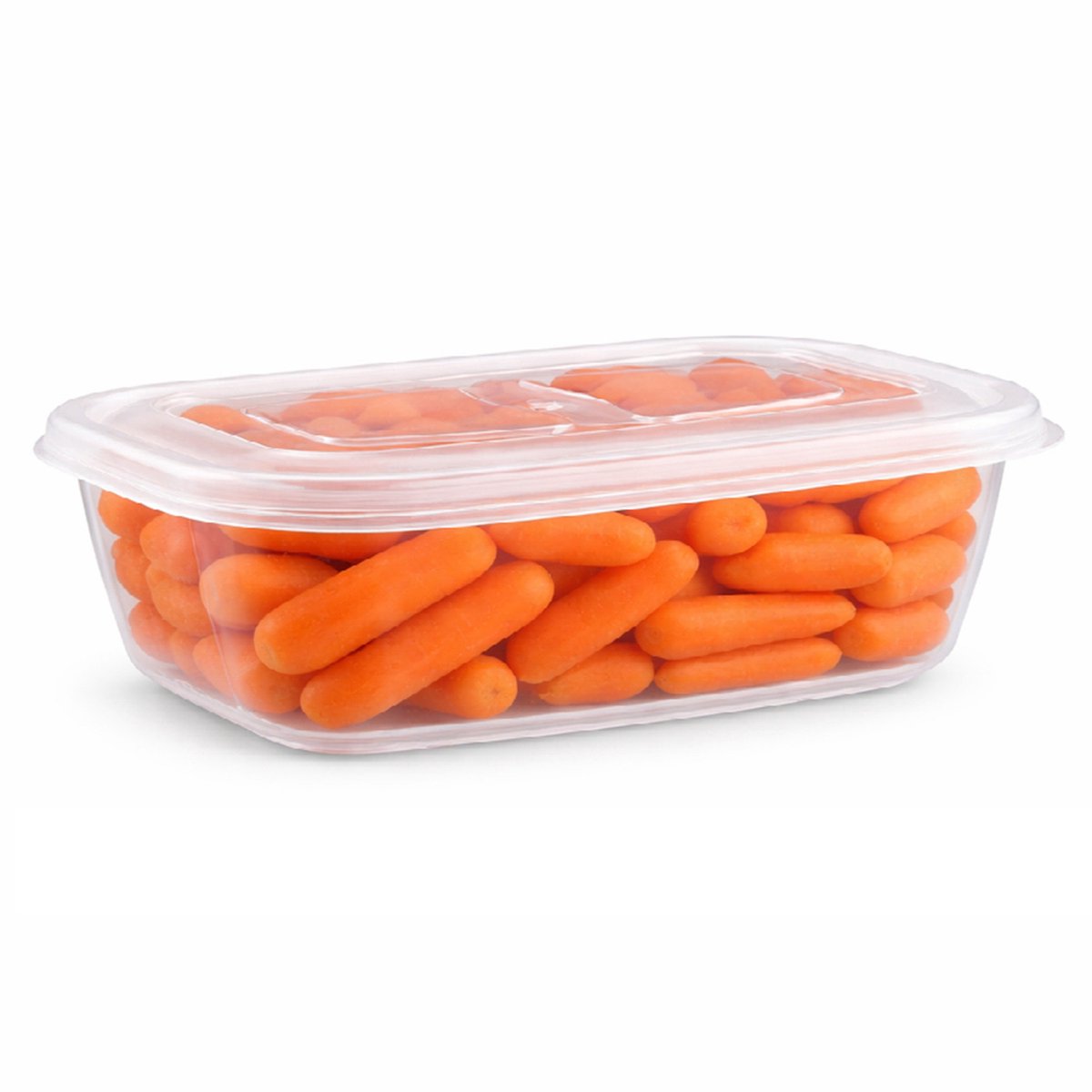 Plasticforte Vershoudbakje - vriezer en magnetron - 0,6L - kunststof - mealprep