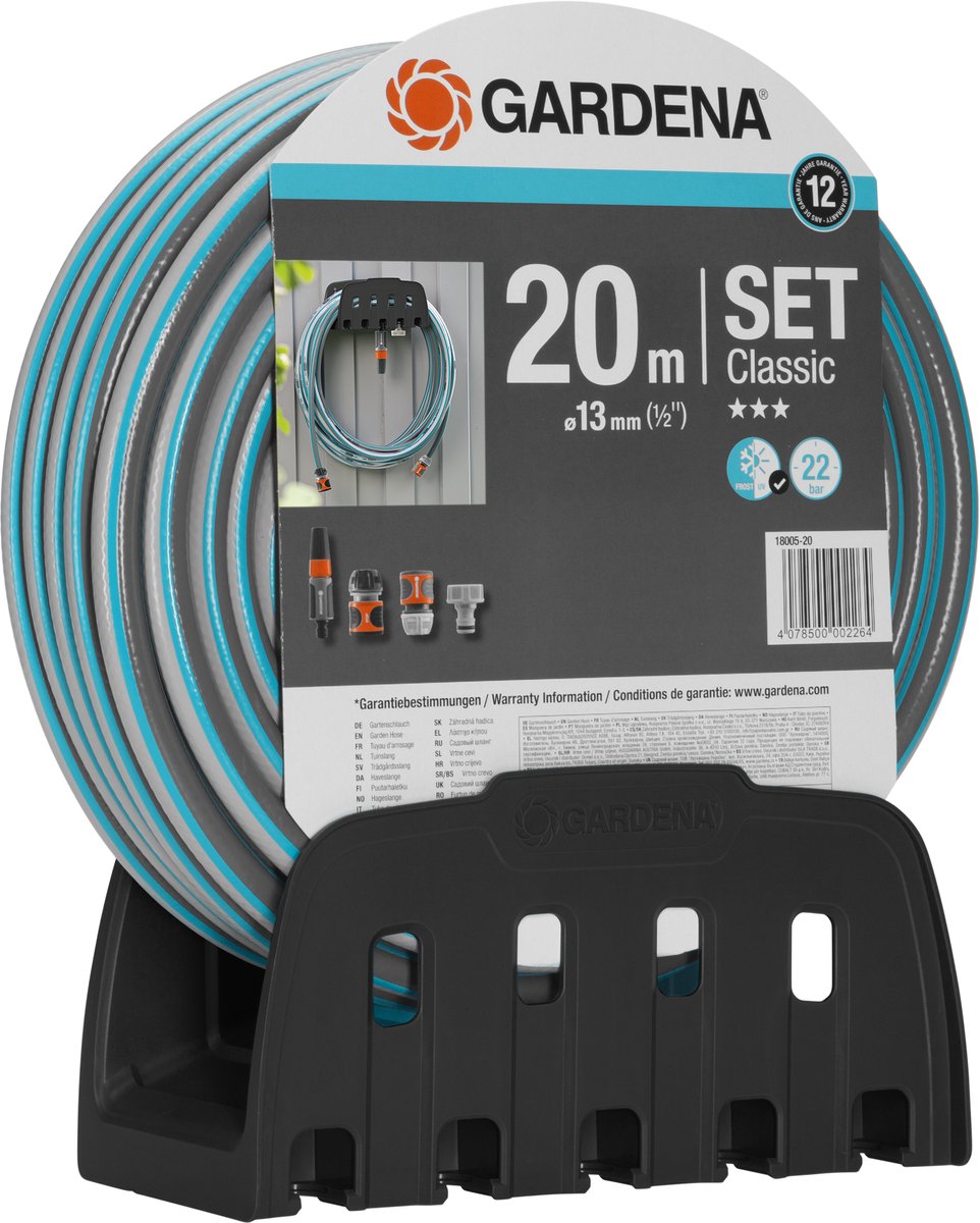 Bol.com GARDENA Muurhouder Met Slang Tuinslang - 20 Meter - 13 mm aanbieding