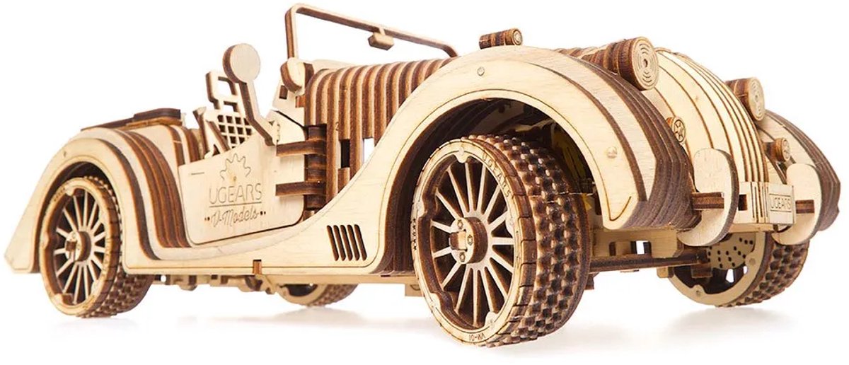 UGEARS Houten 3D Model - Roadster VM-01 — afbeelding 2