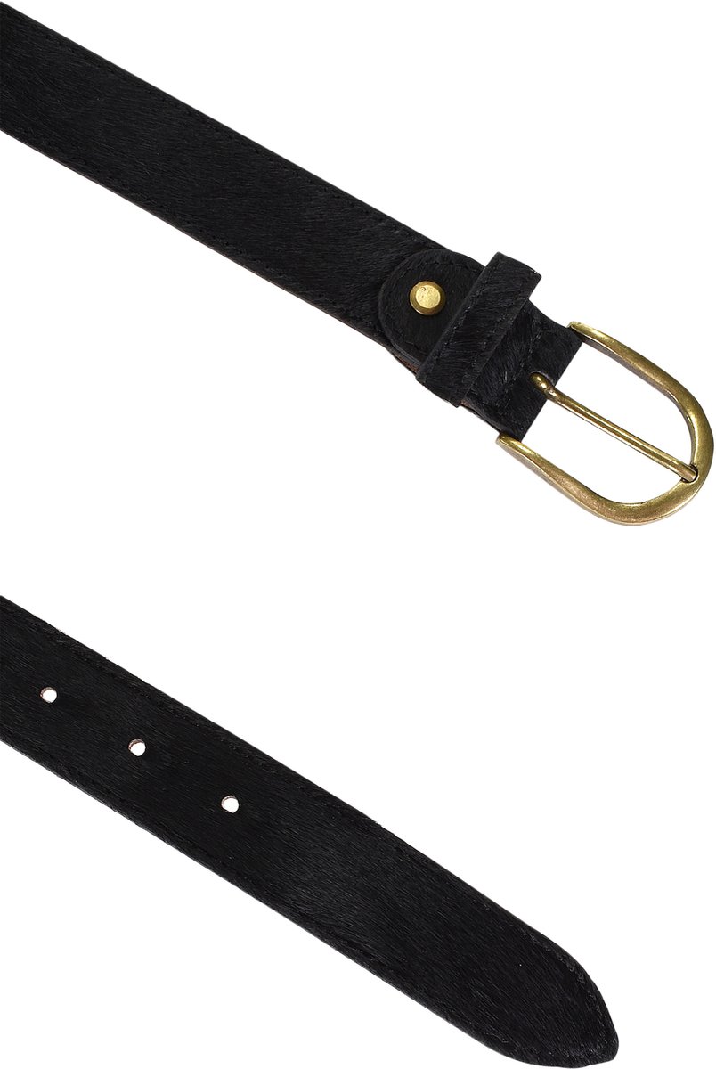 Alberta-leren riem met geschenkzakje