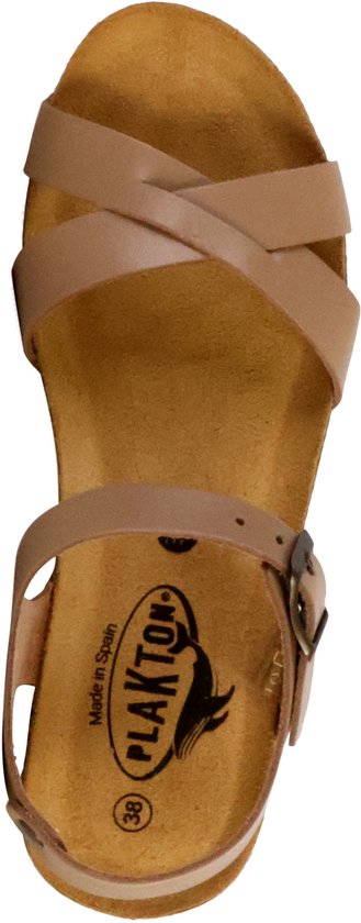 So Final leren sandalen met sleehak