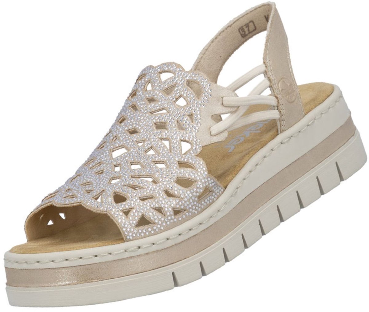 Rieker damessandaal beige