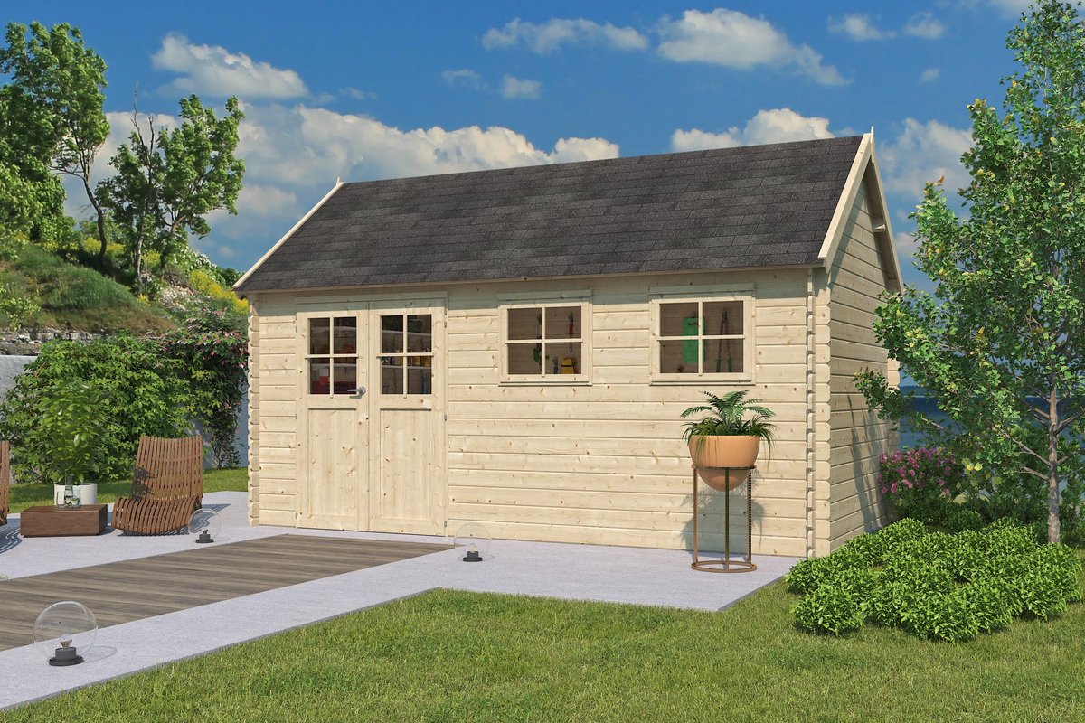 Woodlands Blokhut Gloucester XL 505 x 295 cm