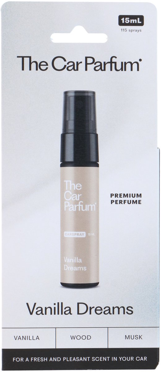 The Car Parfum Luchtverfrisser Vanilla Dreams 15ml