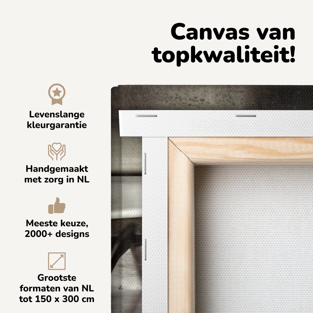Canvas schilderij 90x120 cm - Wanddecoratie De groenten koken in een wok op het fornuis -