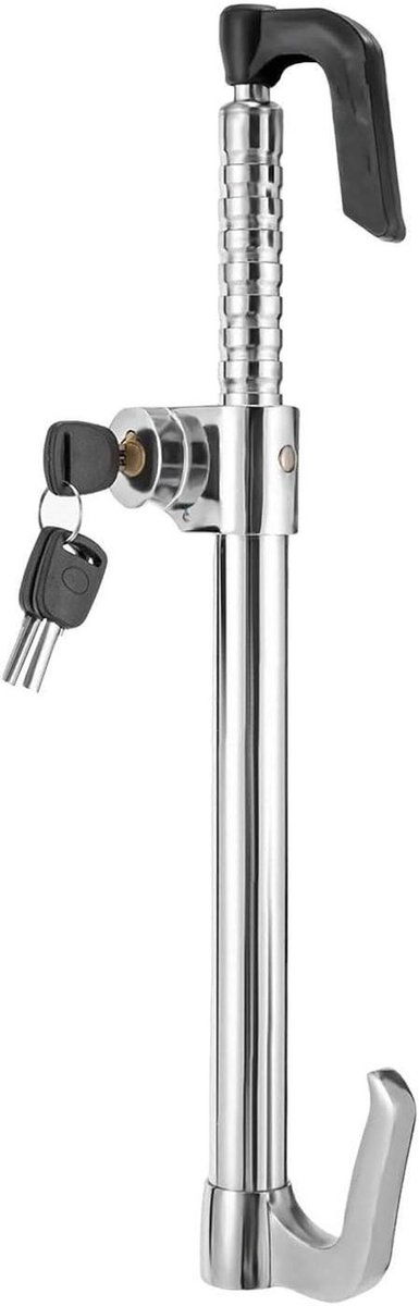 Autoslot - Stuur slot - Voertuig beveiligen - Vergrendelt stuur en pedalen - 35-85 cm - Zwart