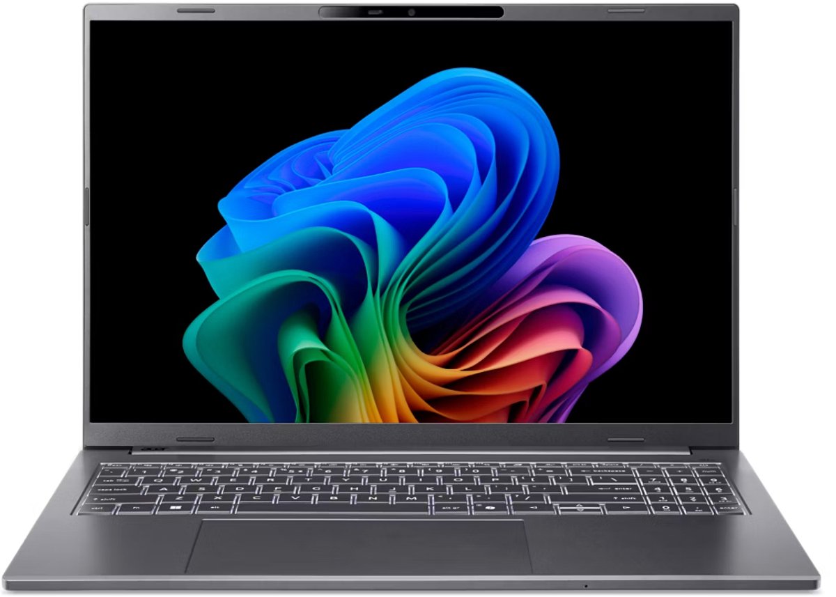 Aspire 16 AI A16-52M-59QP - Copilot+ - Laptop - 16 inch 120Hz - Core Ultra 5 - 16Gb - 512GB SSD - Verlicht toetsenbord - Grijs thumbnail 5
