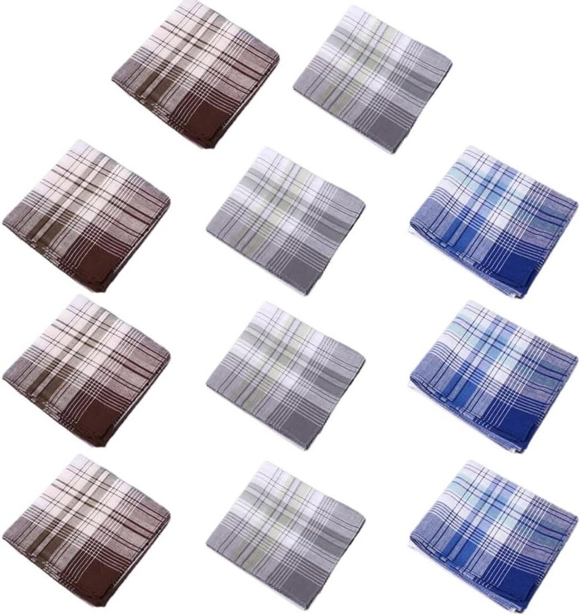 Zakdoeken Set - Handdoekjes Heren Dames - Zweet Afvegen - Hoge Absorptie - 38 x 38 cm - Willekeurig