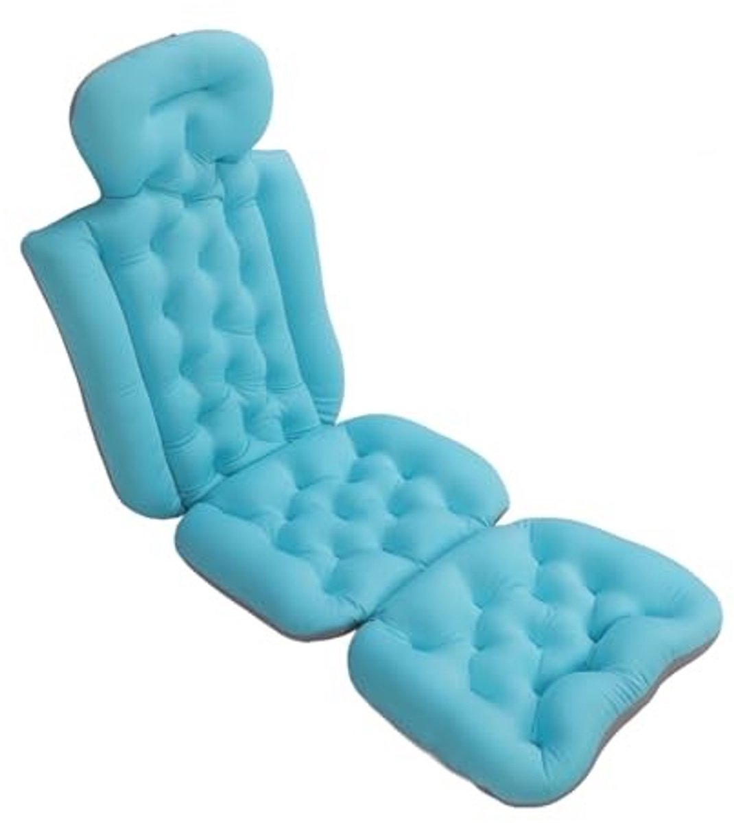 Luxe Volledig Lichaamsbadkussen met Nek- en Rugsteun - Comfortabele Badmat met Antislip