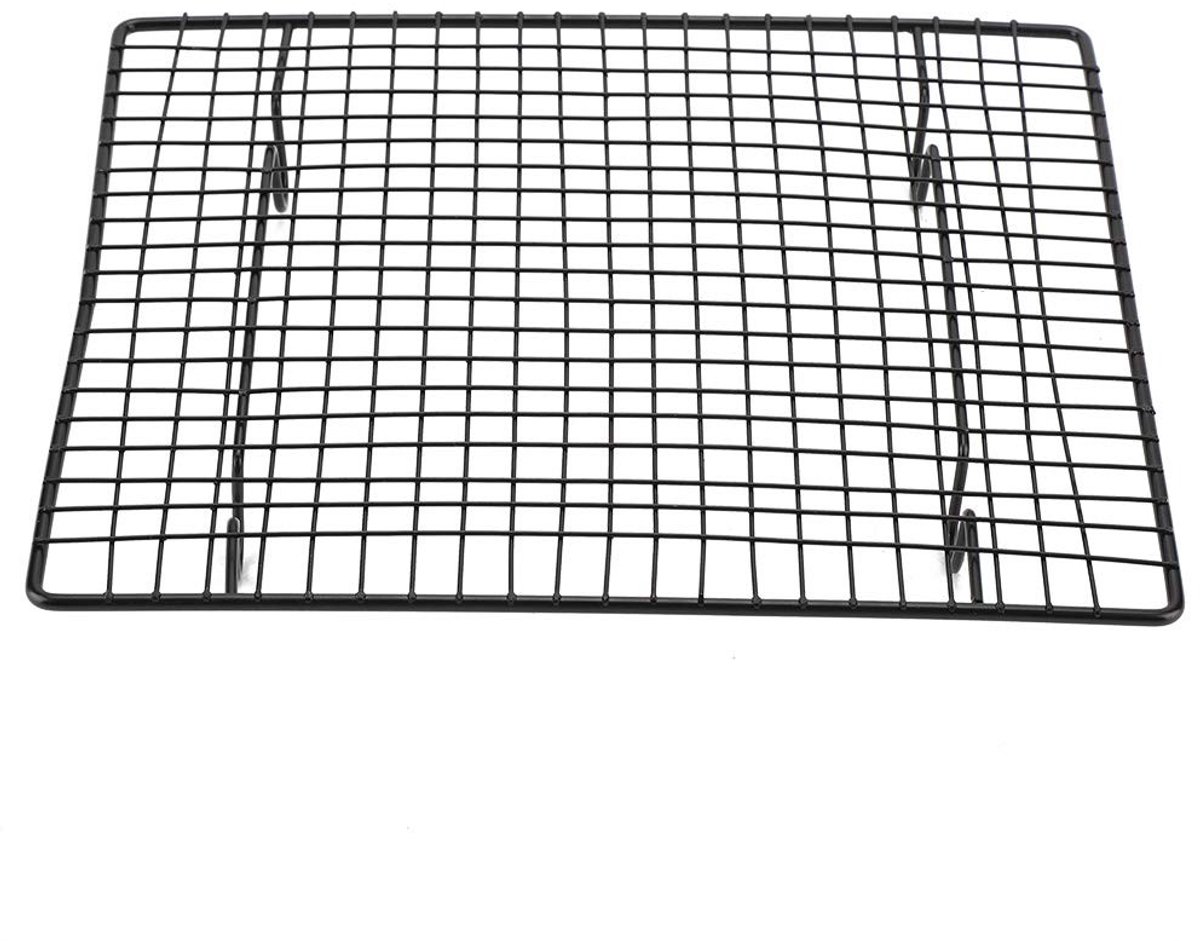 Dailygoods- Koelrek Hoogwaardige Roestvrij Stalen Constructie - Taartrooster - Bakrek - Ovenbestendig - Antiroest - Verhoogde Voeten voor Betere Luchtcirculatie - Baking Rack