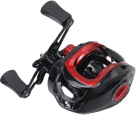 Dailygoods- Baitcasting Vismolen Lichtgewicht - Gladde Lange Gegoten Metalen Vismolen - Anti-explosielijnfunctie - 7,2:1 Overbrengingsverhouding - 8 kg Remkracht - Geschikt voor zout- en zoetwater van Dailygoods — afbeelding 3