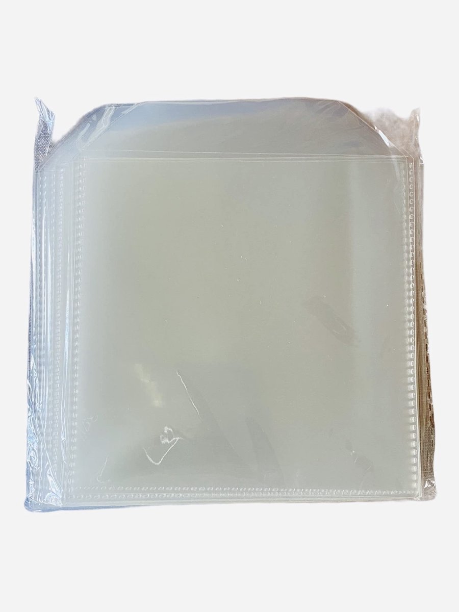 Dailygoods- CD Hoes 80 Micron - CD Hoesjes Plastic - CD Opbergmap - CD Opbergsysteem - Duurzaam - Extra Bescherming tegen Vlekken