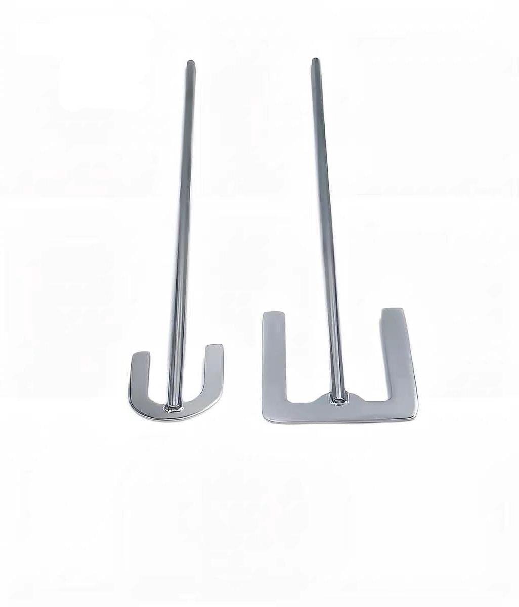 Roerstaafje - Anker Paddle - Materiaal Mengen - 304 RVS - 8x300mm - Zilver