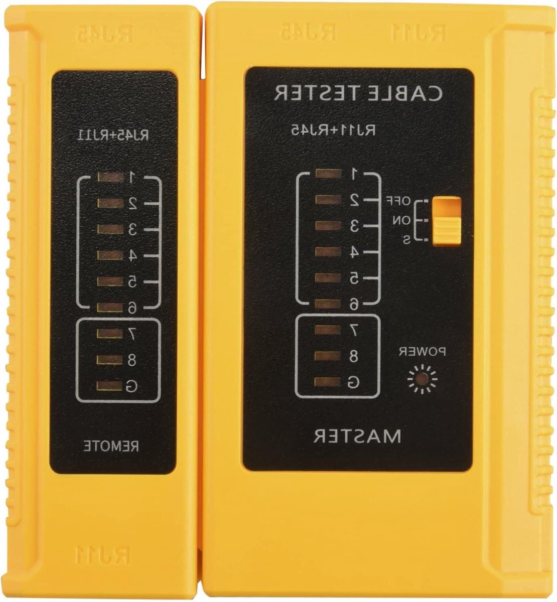 Netwerkkabel Tester - LAN Test Tool - Netwerk Installatie - LED Status Weergave - 12 x 10 x 5 cm