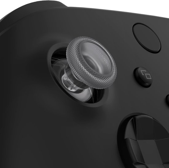 Vervangende Thumbsticks - Analoge Joysticks Controllerknoppen - Games Spelen - Transparant Zwart Design - 2 stuks - Zwart — afbeelding 2