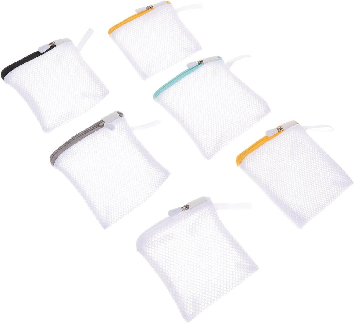 Waszakken Set Kleding Beschermers Delicaat Wassen Versterkt Gaas 6 Stuks Kleuren