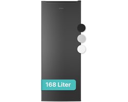 Bomann GS 7364 –Vrijstaande Vriezer – 168 liter – Dark Inox Look – Energieklasse D