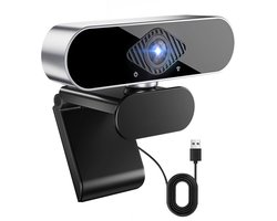 carmdering - Webcam - Facecam - USB-Camera - 1080p Full HD Video - Autofocus Functie - CMOS Sensor - 360° Draaibaar - Ruisonderdrukking - Plug-and-Play Gemak - 1 Stuk