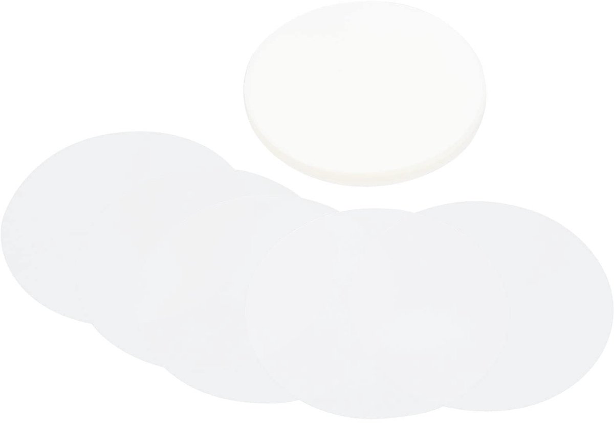 Dailygoods- Badgefolie 100 Stuks - Ronde Folieafdekkingen - Transparant PVC - Patroonbescherming - Badge Beschermfolies - Hoogwaardig Materiaal