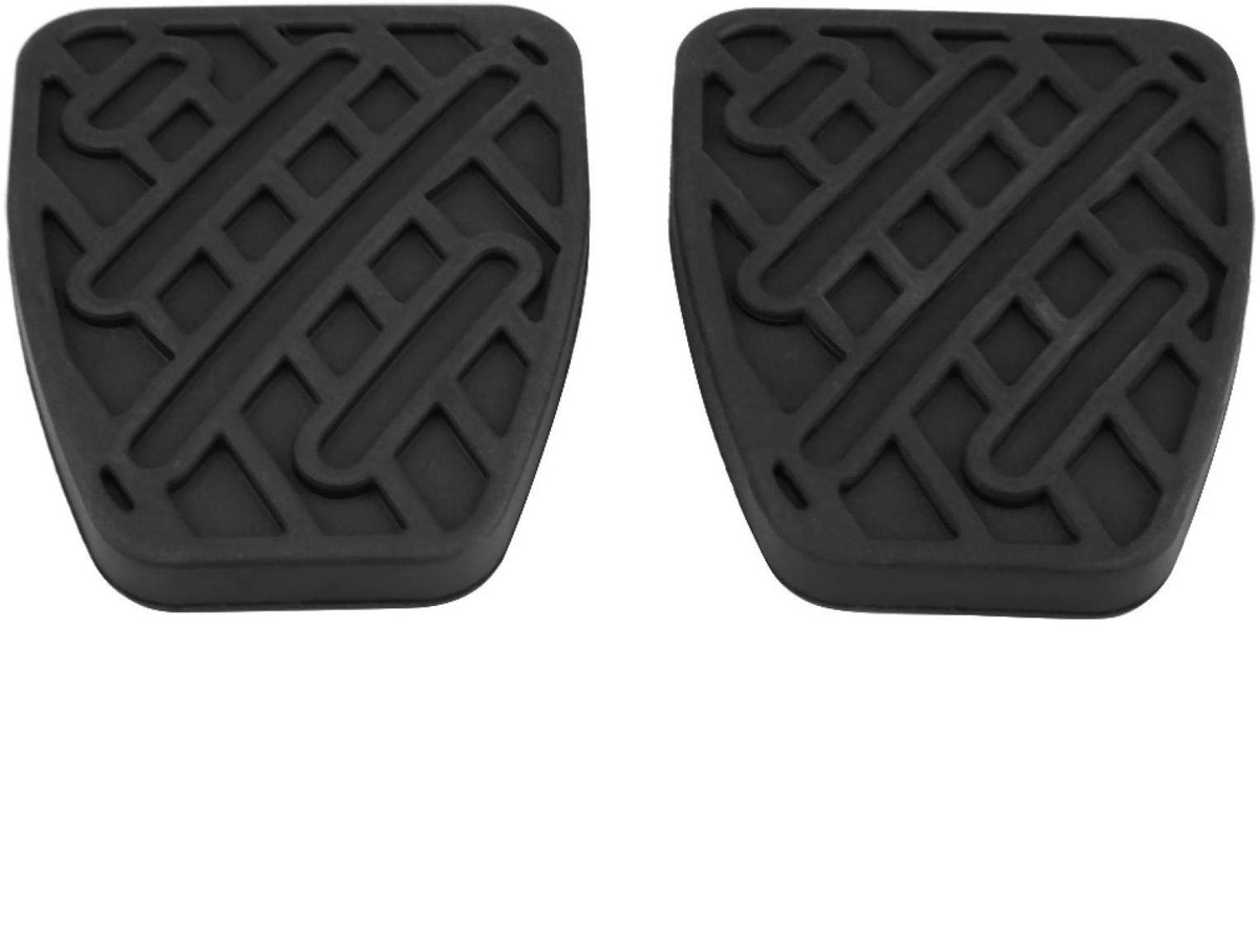 Dailygoods- Remkoppelingspedaal Rubber - 1 Paar - Voor 2007-2016 - Zwart - 77mm/60mm/9mm - OE-nummer 46531JD00A - Rempedaal