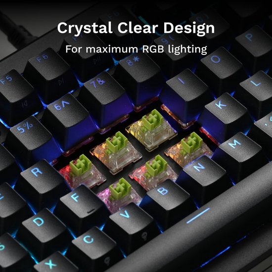 Gaming Toetsenbord Switches - Magnetische Switches - Gaming - Hall Effect - 36 stuks - Transparant — afbeelding 3
