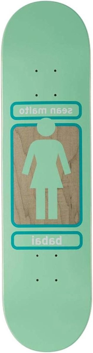 Skateboard Deck Houten Plank Street Skate 7 Laags Esdoorn 7.75 Inch Naturel