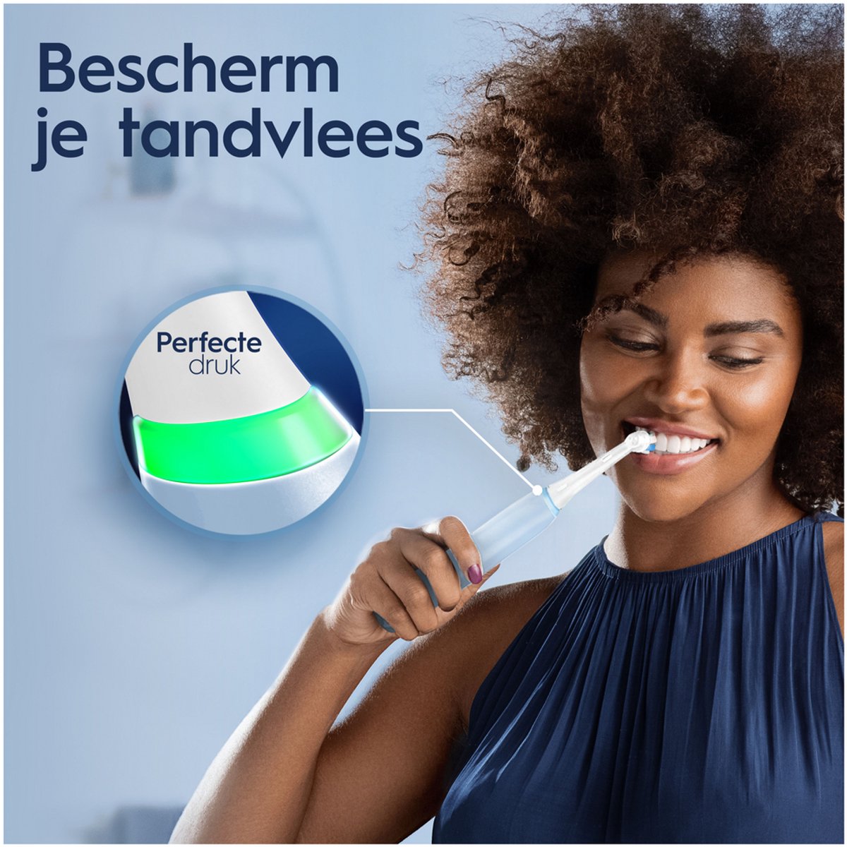 Oral-B iO 3 Elektrische Tandenborstel - Blauw thumbnail 4