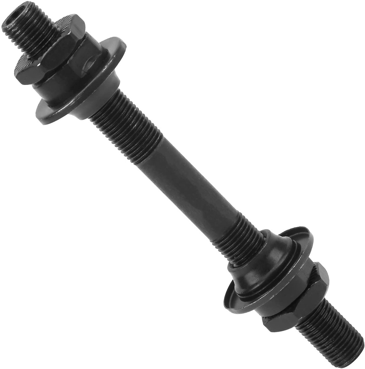 Dailygoods- Fietsnaafas Set 108 mm/145 mm - Stalen Holle Naafassen - Slijp- en Corrosiebestendig - Lichtgewicht - Duurzaam - Geschikt voor Mountainbike/Trekkingfiets - Fietsas