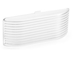 Dailygoods- Lens Vervanging voor Buitenverlichting - Kunststof Aanhangerverlichtingskap - Compatibel met Bargman 34-78-517/515/522 - Transparant - Afmetingen 13,5x6cm - 1 stuk - Verlichting