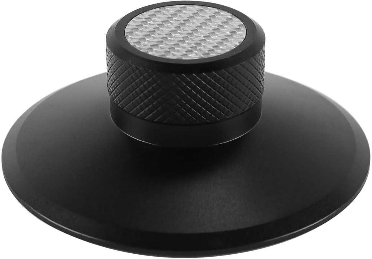 Dailygoods- Contragewicht 130g - Platenstabilisator - Vinyl Platenklem - Lichtgewicht Aluminium - Verbeterde Geluidskwaliteit - Mat Oppervlak