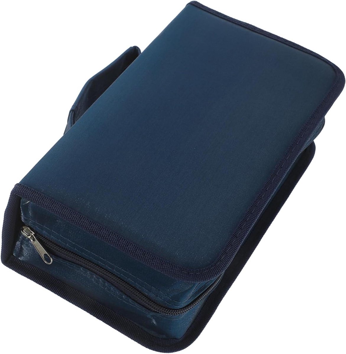 Disc Organizer - Media Opbergmap - Verzamel Opslag - Grote Capaciteit - 128 Discs - Donkerblauw