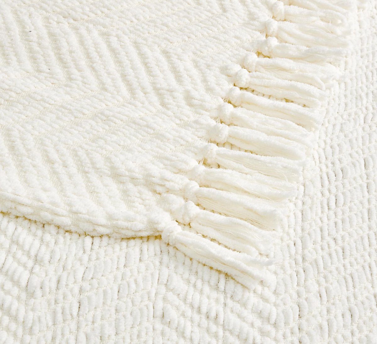 Dailygoods- Plaid Ademend 127x152 cm - Zachte Chenille - Boerderijstijl - Decoratie voor Bank/Bed - Lichtgewicht en Warm - Hoogwaardige Kwaliteit - Deken