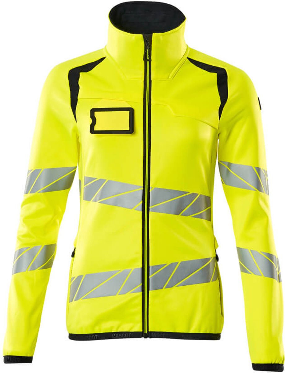 Mascot Accelerate Safe Fleecetrui met rits 19153-315 - hi-vis geel/donkermarine - 4XL