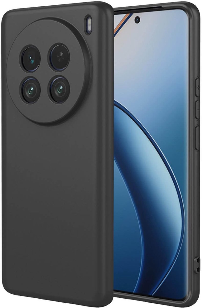 Dailygoods- Siliconen Hoes Ultradun - Schokbestendig - Huidvriendelijk - Antikras Microvezelvoering - Voor VIVO X200 Pro 5G - Elegant Design - Telefoonhoes