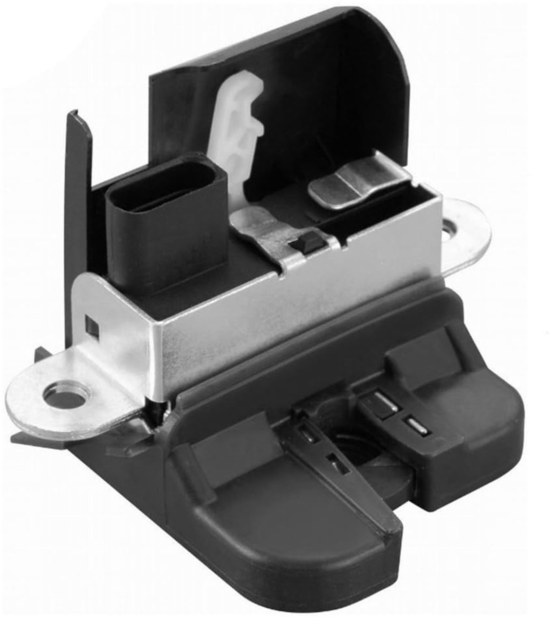 Dailygoods- Achterklepslot Zwart - Kofferbakdekselslot - Kunststof - 16x10x8 cm - 500 g - Hoogwaardige Duurzaamheid - Kofferbakslot