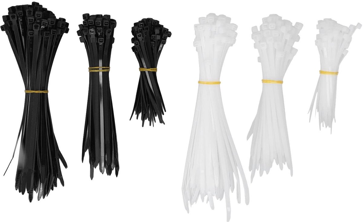 Dailygoods- Kabelbanden Stevige Constructie - Kabelbinders Herbruikbaar - Tie Wraps - Kabelbinders Klittenband - Draad Koordbeheergereedschap - Veelzijdig Gebruik