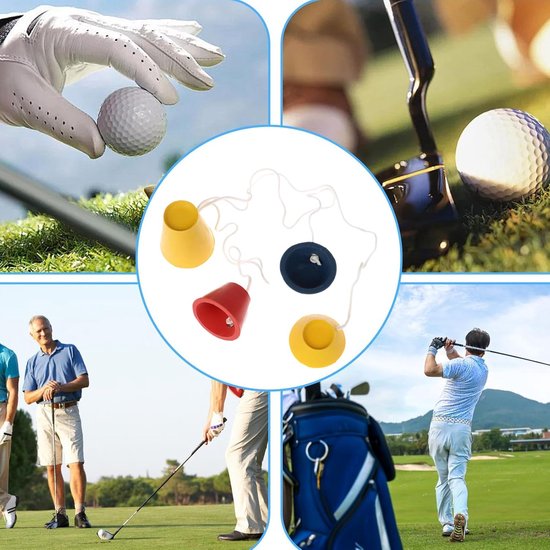 Golf Tees - Simulator Tees - Golf Oefenen - Duurzame Rubberen Constructie - 4 Hoogtes - Niet gespecificeerd van GOLF — afbeelding 3