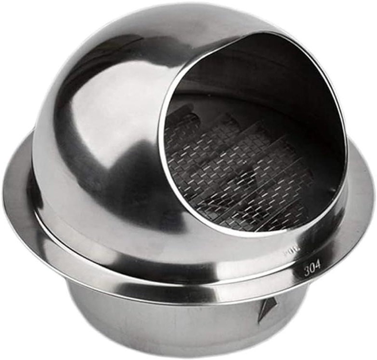 Ventilatierooster - Luchtstroomregelaar Afdekking - Ventilatie Optimaliseren - Roestvrij Staal - 15 x 15 cm - Zilver
