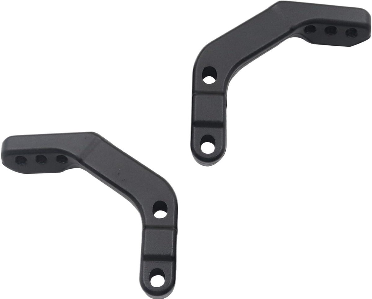Handbeschermer Bevestigingsset - Montagebeugel Motorfiets - Stuur Bescherming - Aluminium Legering - 28mm - Zwart