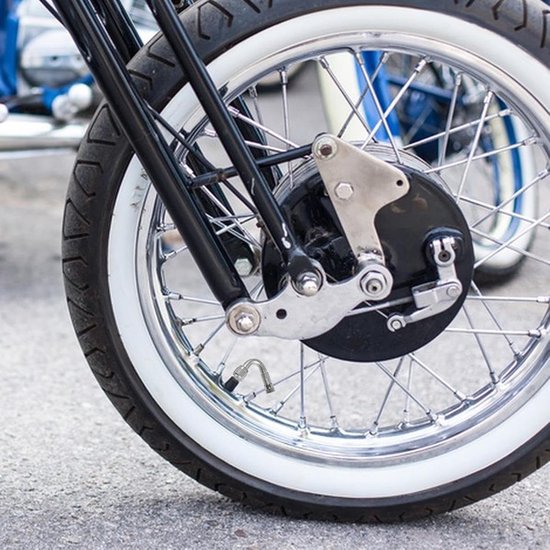 Ventielverlenger Fietsband - Motorband Adapter - Banden Oppompen - 90 Graden Gebogen - 40 mm Lengte - Zilver — afbeelding 3