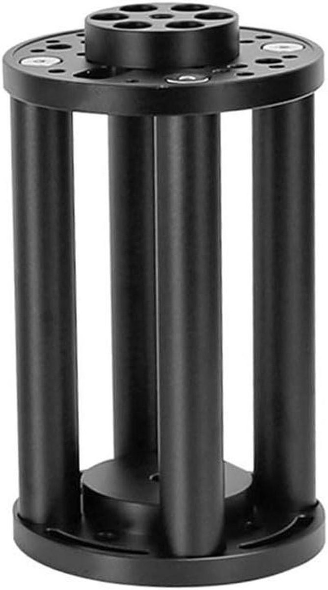 Telescoop Statief Verhoger - Verlengstuk Statief - Sterren Kijken - Aluminium Legering - 200 mm - Zwart