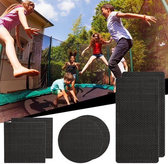 Trampoline Reparatie - Mat Plakkers - Trampoline Onderhoud - Zelfklevend Ontwerp - 6 Stuks Set - Meerkleurig — afbeelding 3