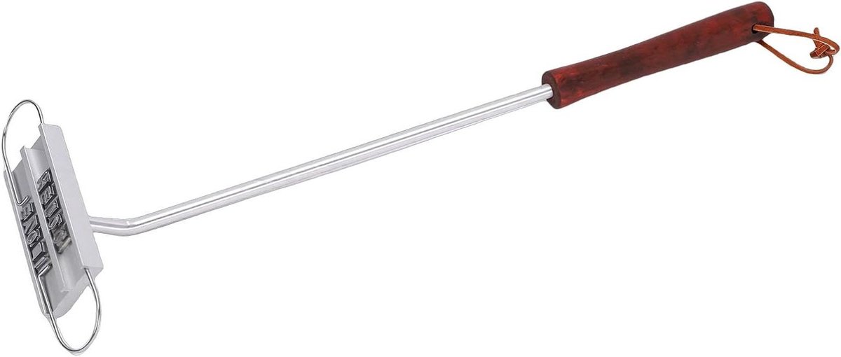 Burgerpers Gietijzer - Hamburger Maker - Hamburgers Grillen - Gelijkmatige Warmte - 8.8 Cm Kop - Zwart