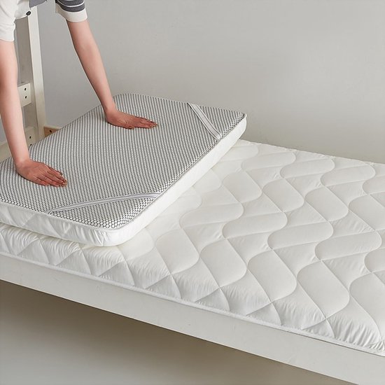 Japanse Futon Matras - Vloermatras Opvouwbaar - Comfortabel Slapen - Ademende Katoenlatex Vulling - Eenpersoons/Dubbel - A — afbeelding 5