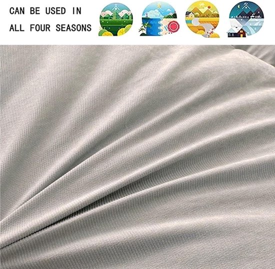 Vloermatras - Japanse futon Slaapmat - Comfortabel slapen - Oprolbaar en opvouwbaar - 90x200cm - Wit — afbeelding 4